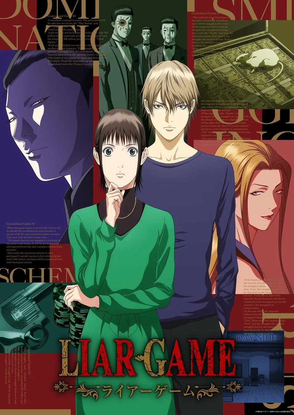ライアーゲームのアニメポスター