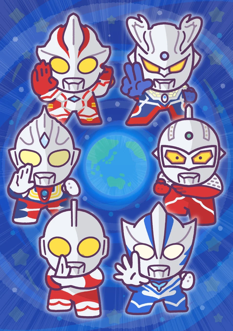 STUDY優作氏によるウルトラマンイラスト