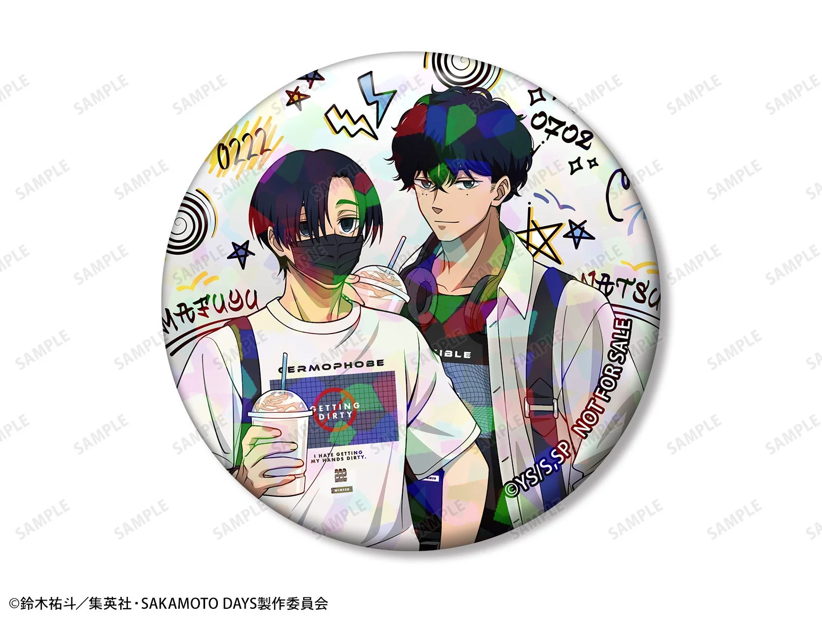 勢羽 夏生＆勢羽 真冬 ショッピングver. ホログラム缶バッジ イベント限定特典