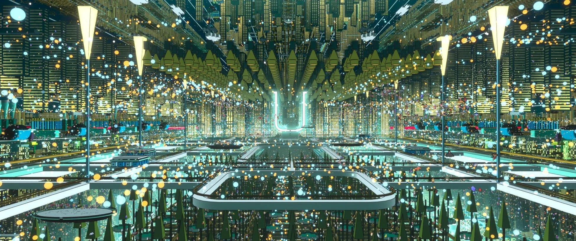 仮想世界〈U〉のイメージ