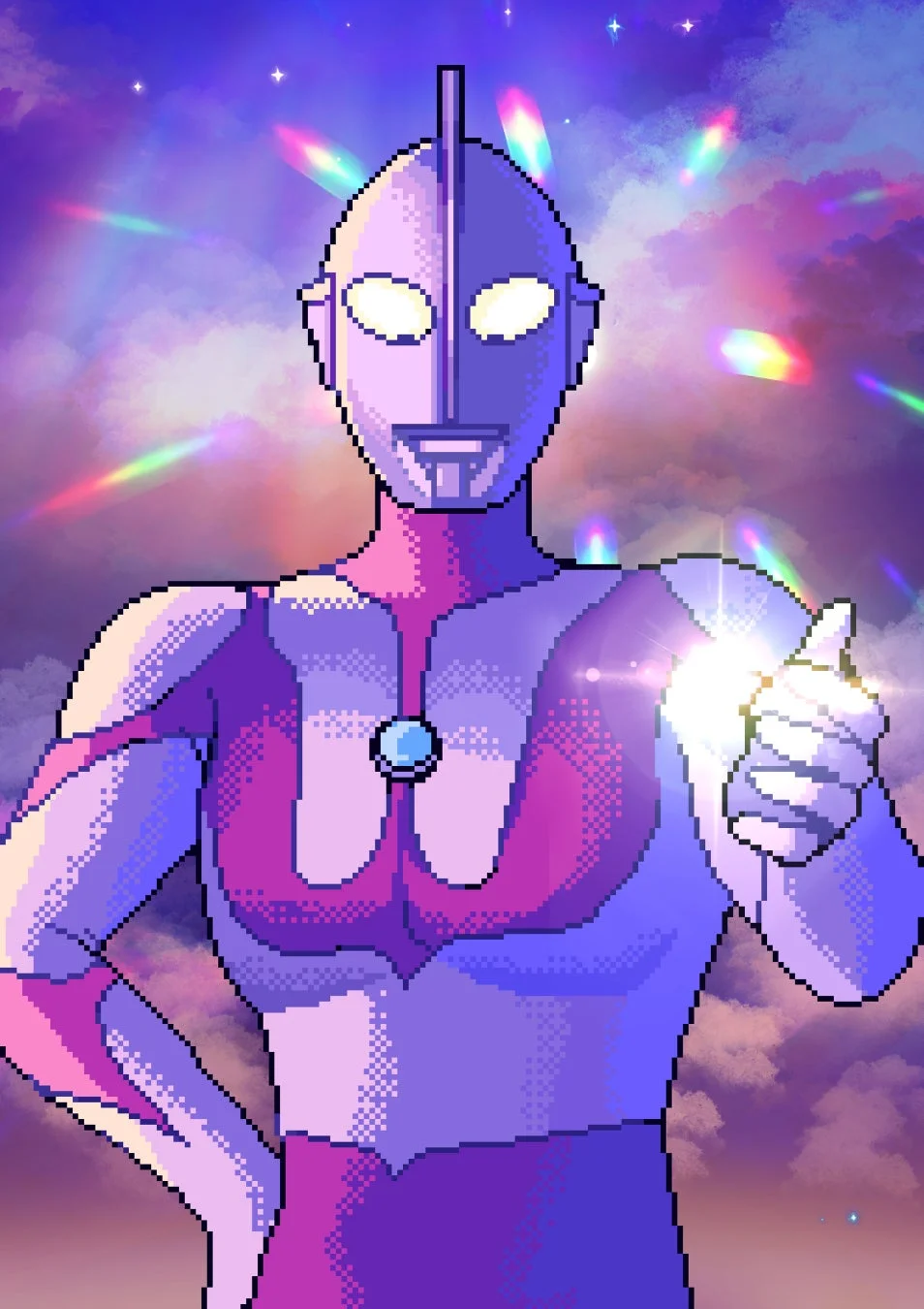 ななみ雪氏によるウルトラマンイラスト