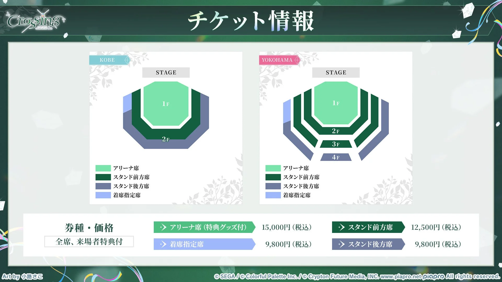 カラフルライブ6thチケット情報