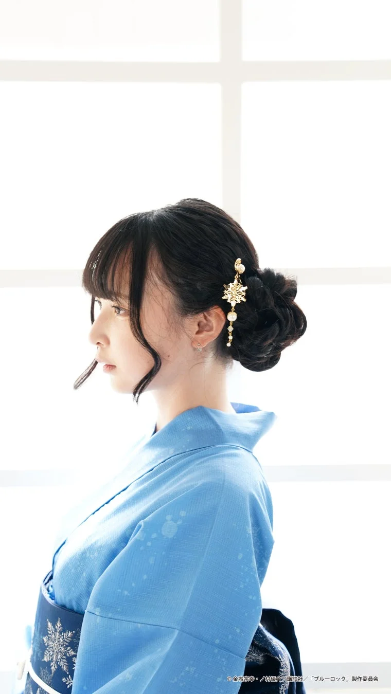 氷織 羊 髪飾り