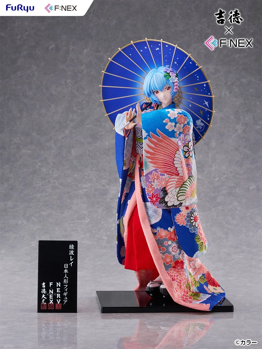 綾波レイ日本人形フィギュア 全身