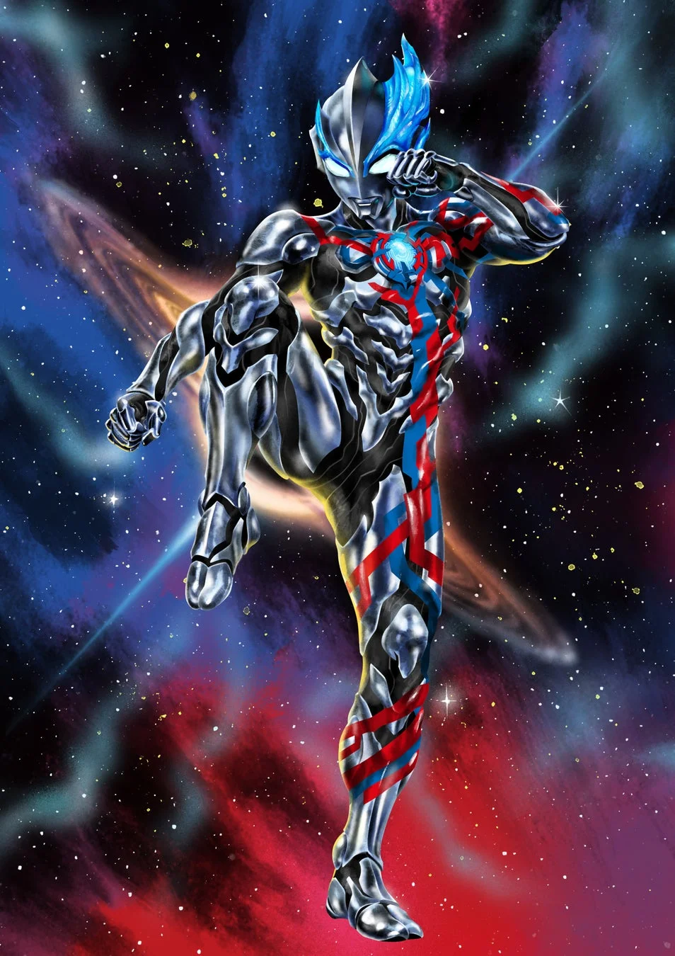 鈴木旬氏によるウルトラマンレグロスイラスト