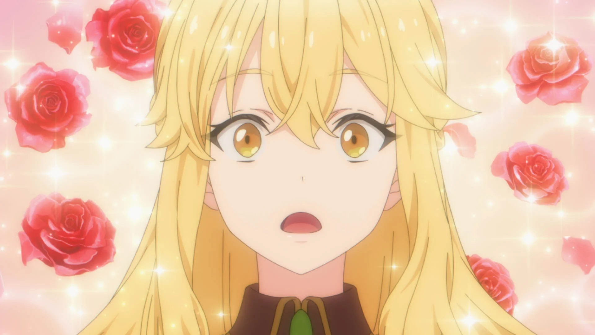 金髪少女の驚いた表情