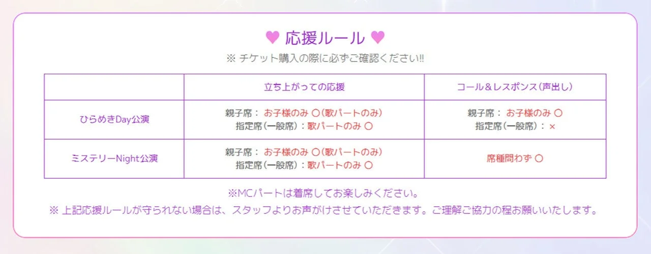 応援ルール