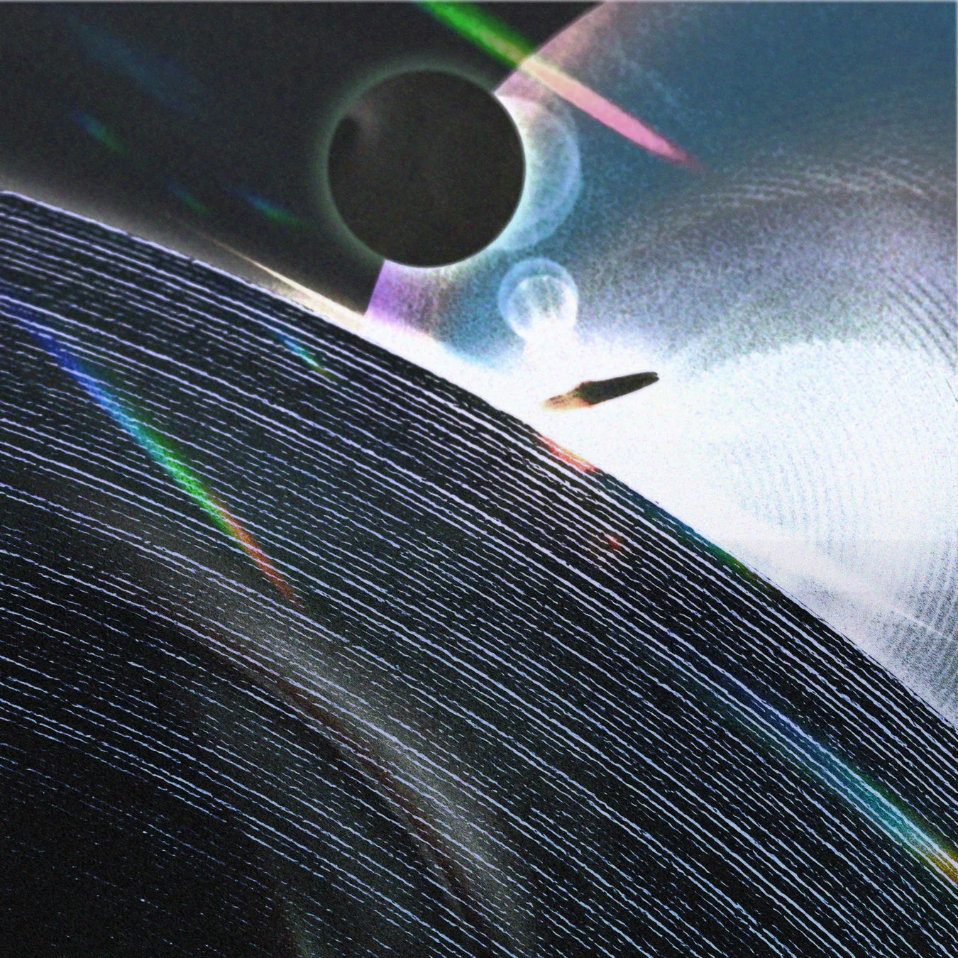 宇宙のような抽象画