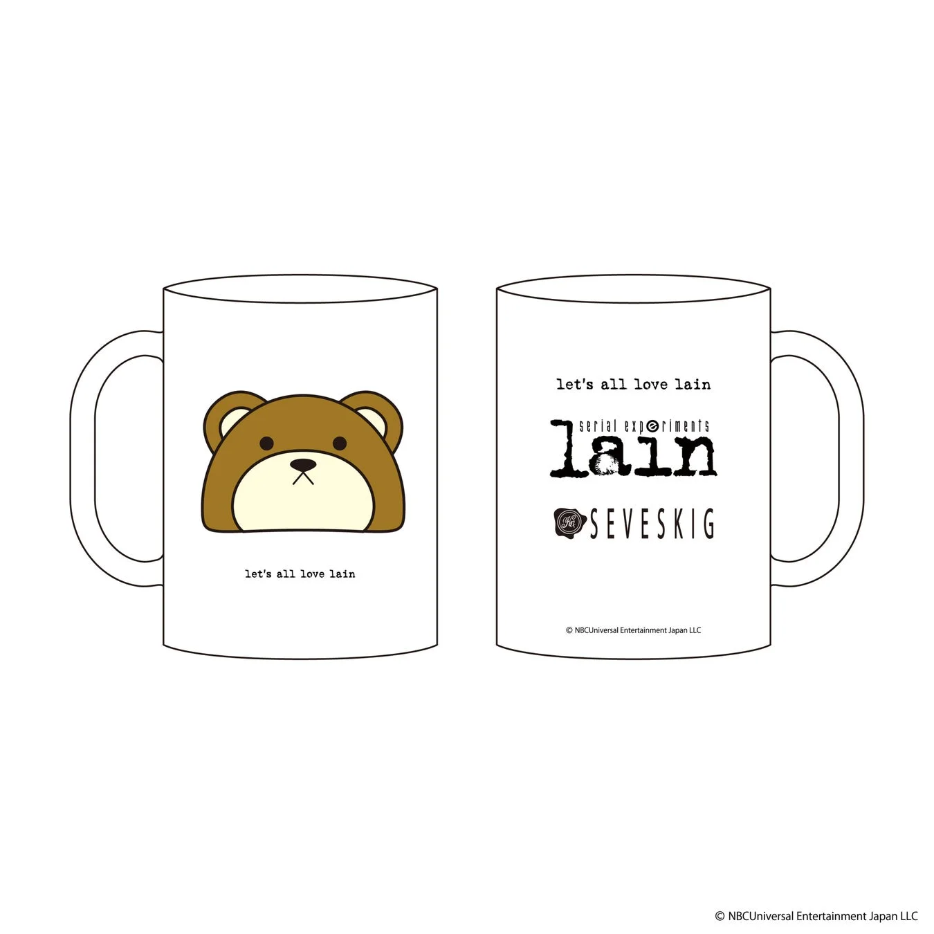 SEV vs lain Bear Mug