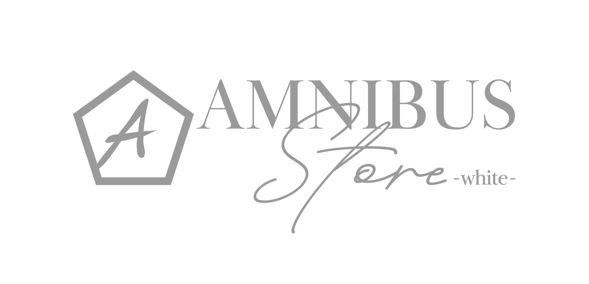 AMNIBUS STORE -white- ロゴ