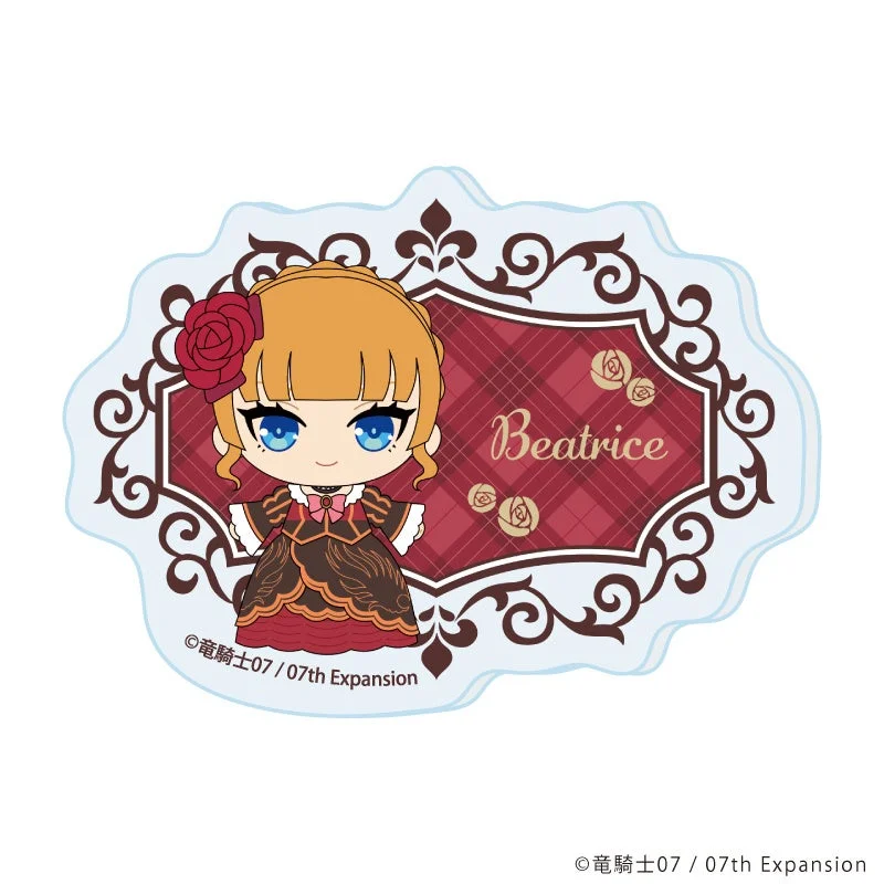 ミニキャラ おなまえアクリルプレートバッジ