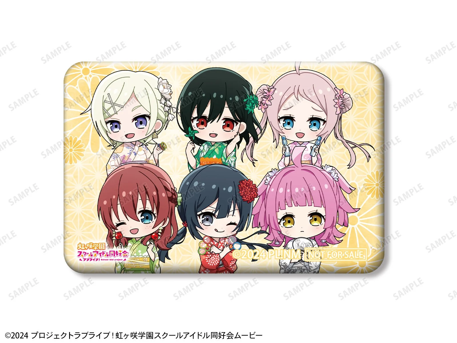 縁日ver. ちびキャラ レクタングル缶バッジ イベント限定特典