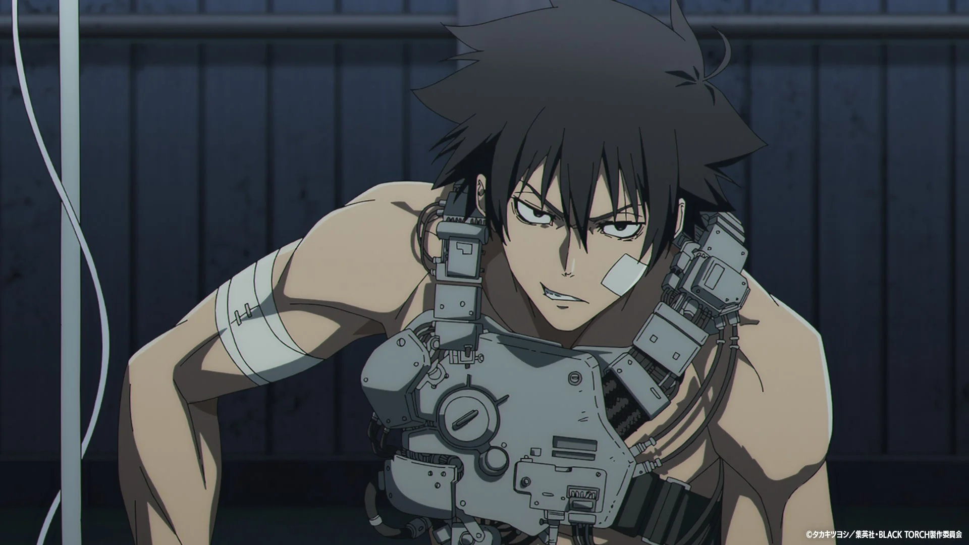 サイボーグ化された男性