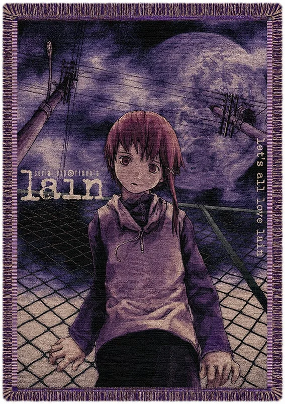 SEV vs lain Jacquard Blanket