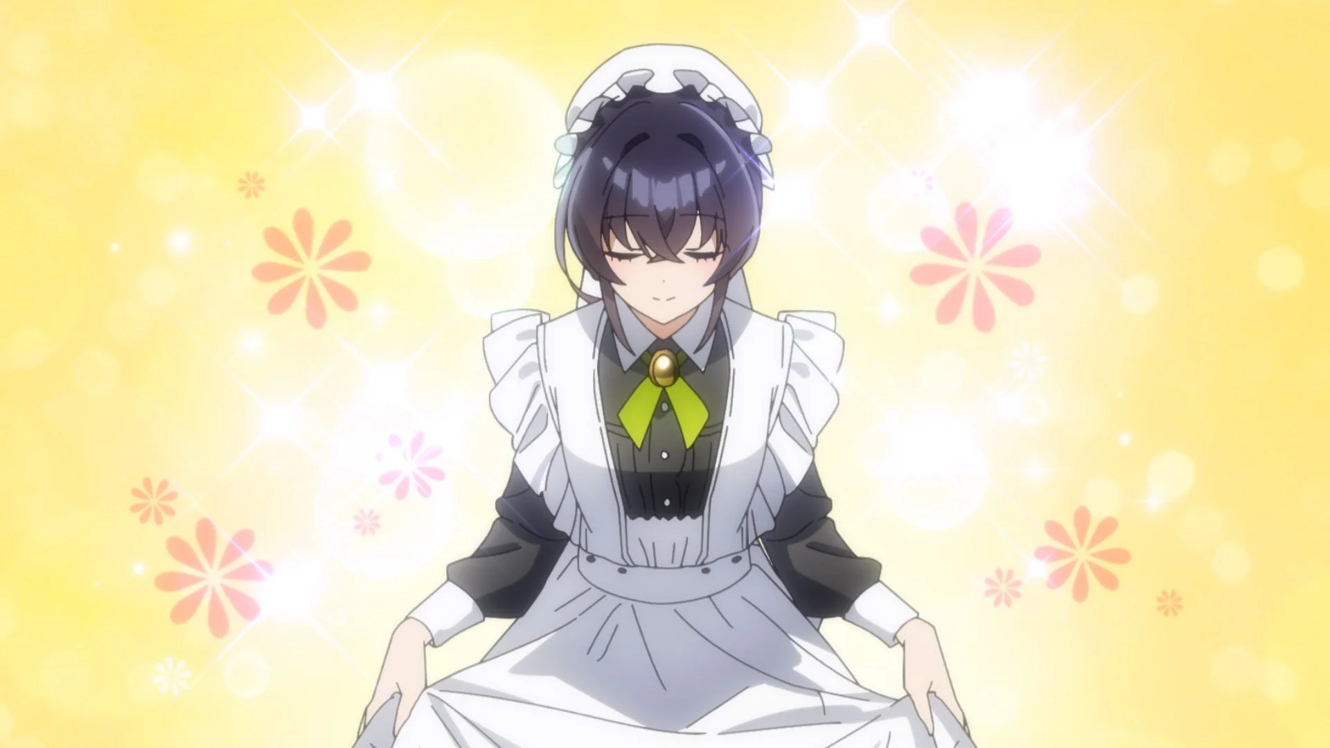 メイド服の女性キャラ