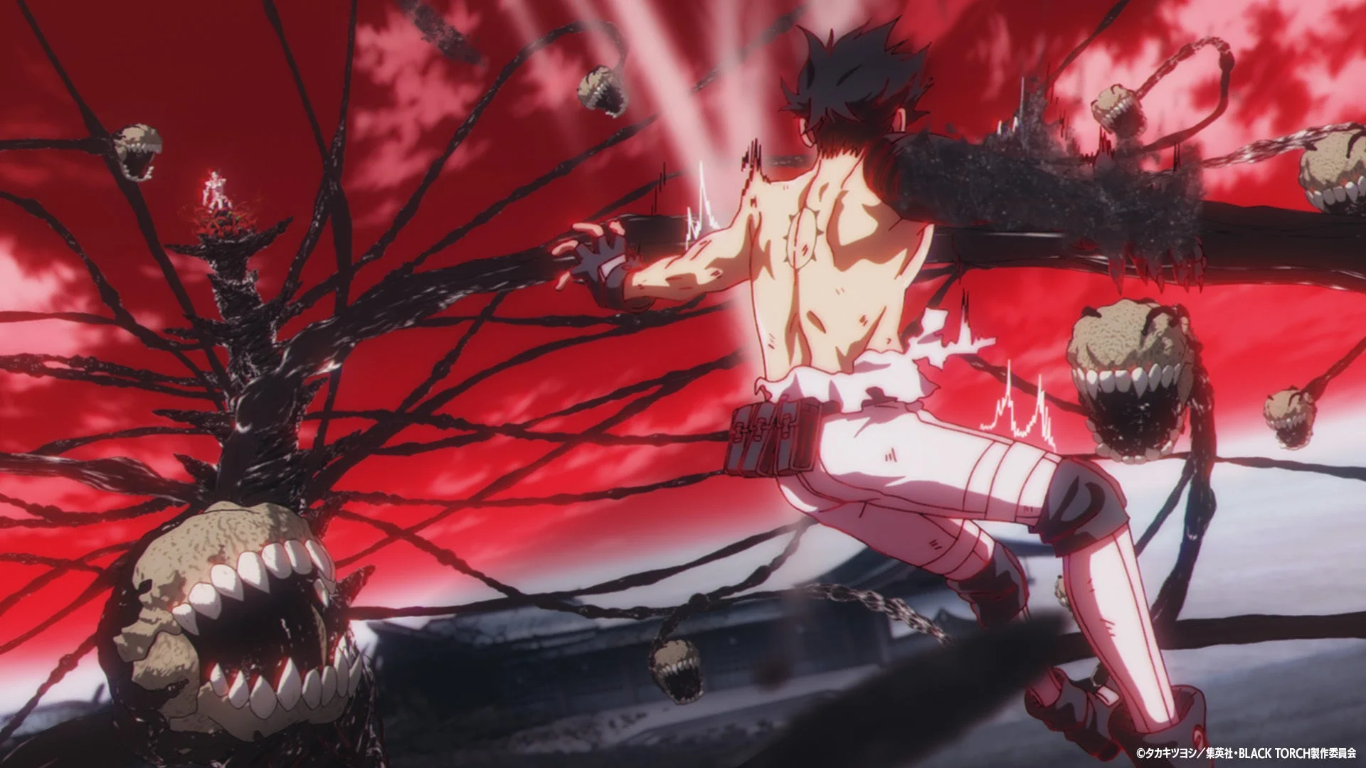 緊迫の戦闘シーン