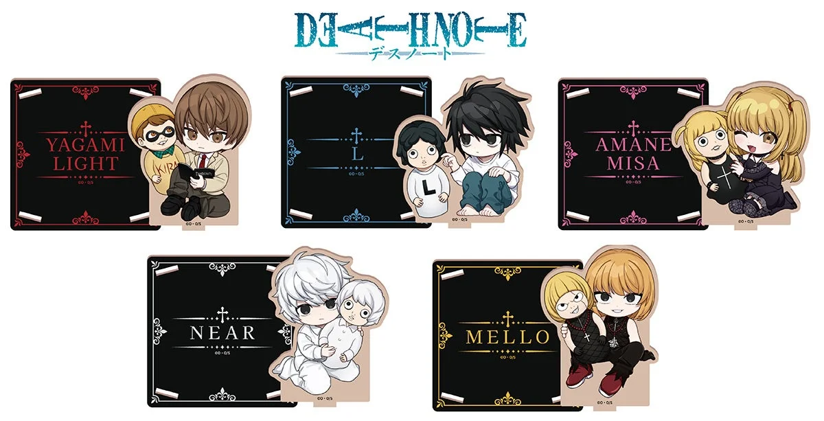 DEATH NOTE デスノート YAGAMI LIGHT L AMANE MISA NEAR MELLO KIRA C O/S