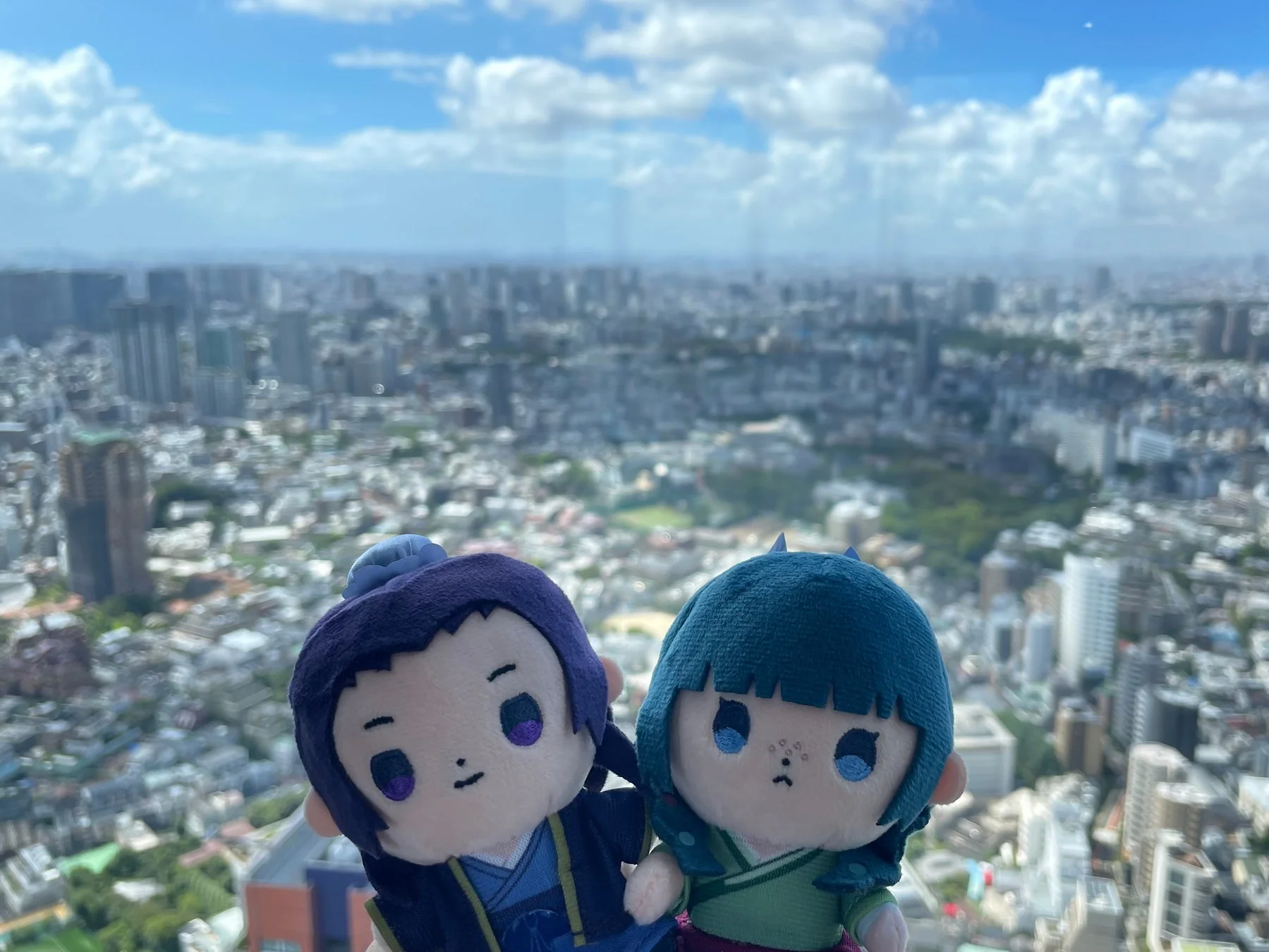 ぬいぐるみと絶景