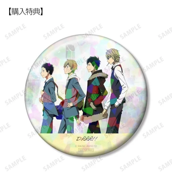 描き下ろし 集合 歩みver. 75mmホログラム缶バッジ AMNIBUS＆アニメイト限定特典