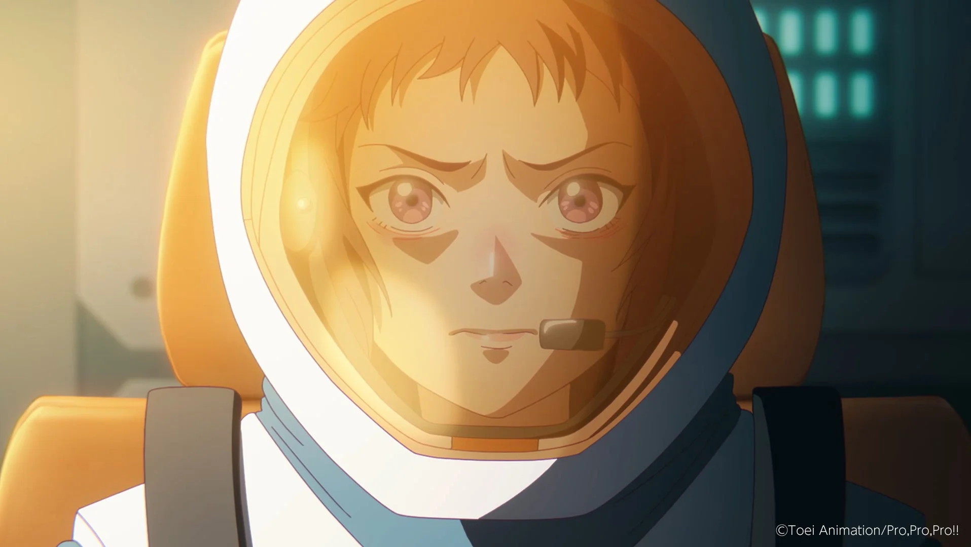 宇宙服姿の女性キャラクター