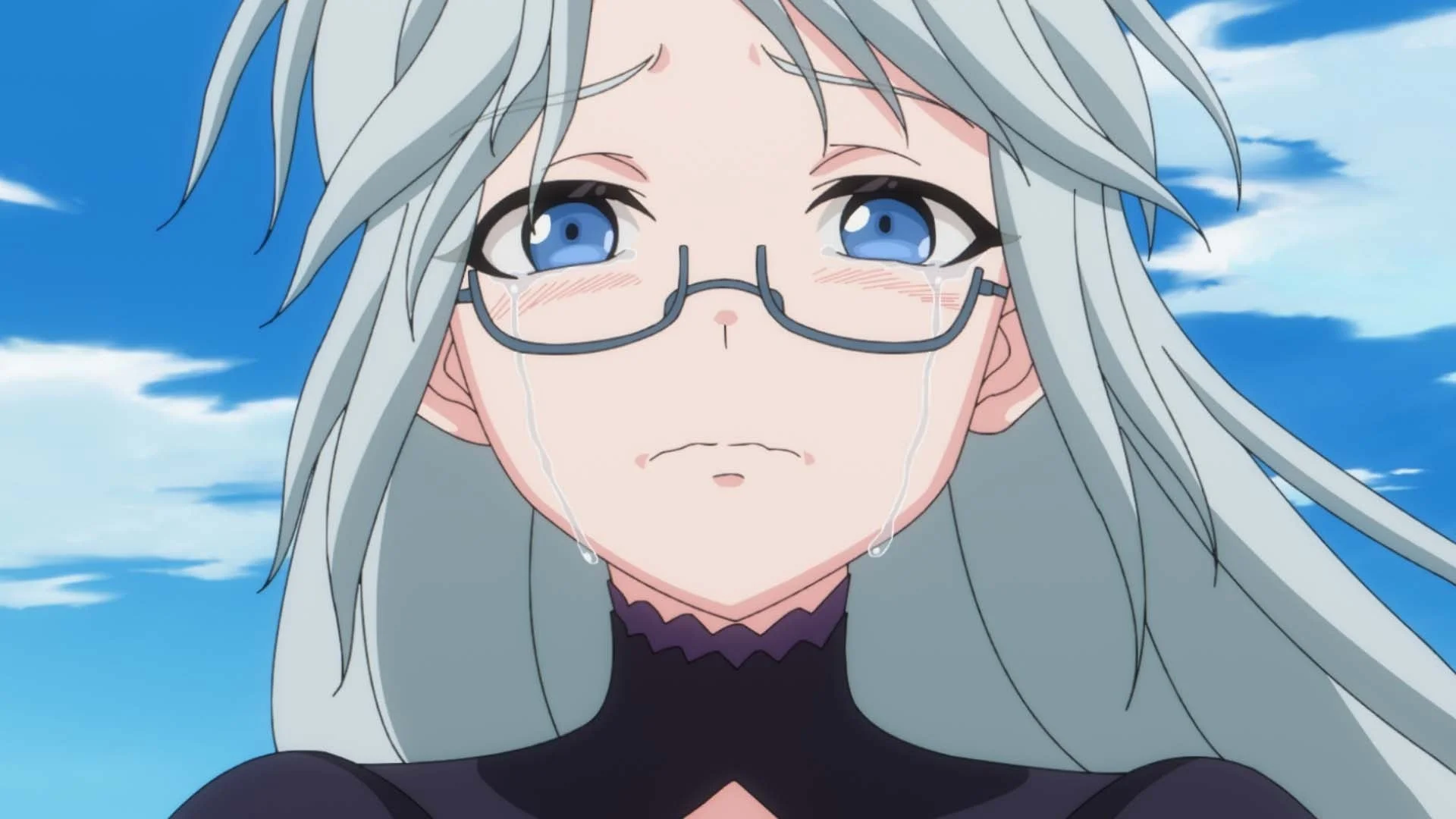 泣き顔の女性