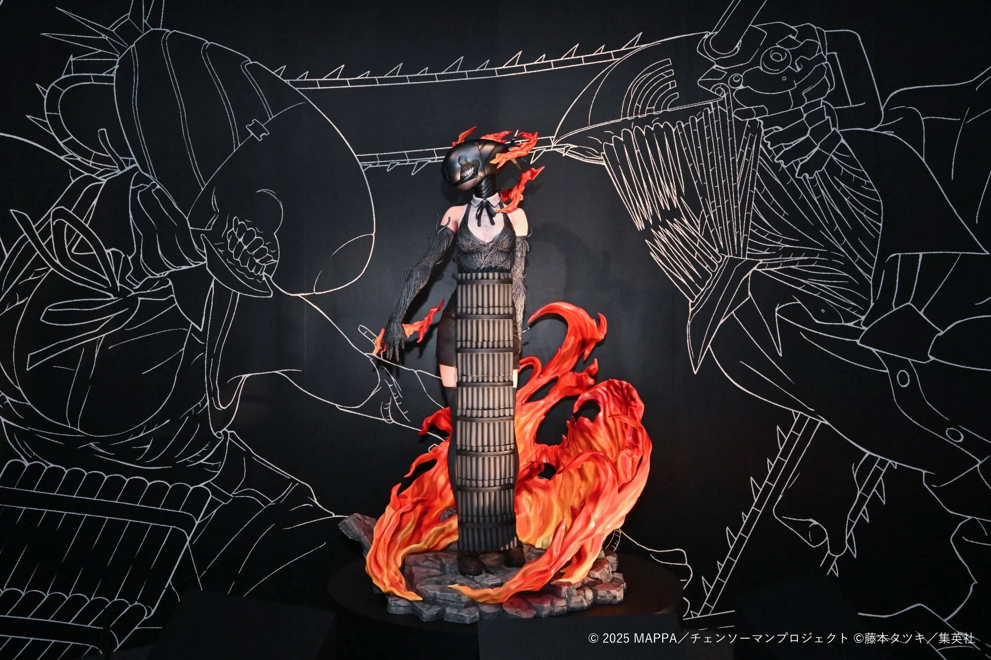 チェンソーマン レゼ篇のフィギュア展示