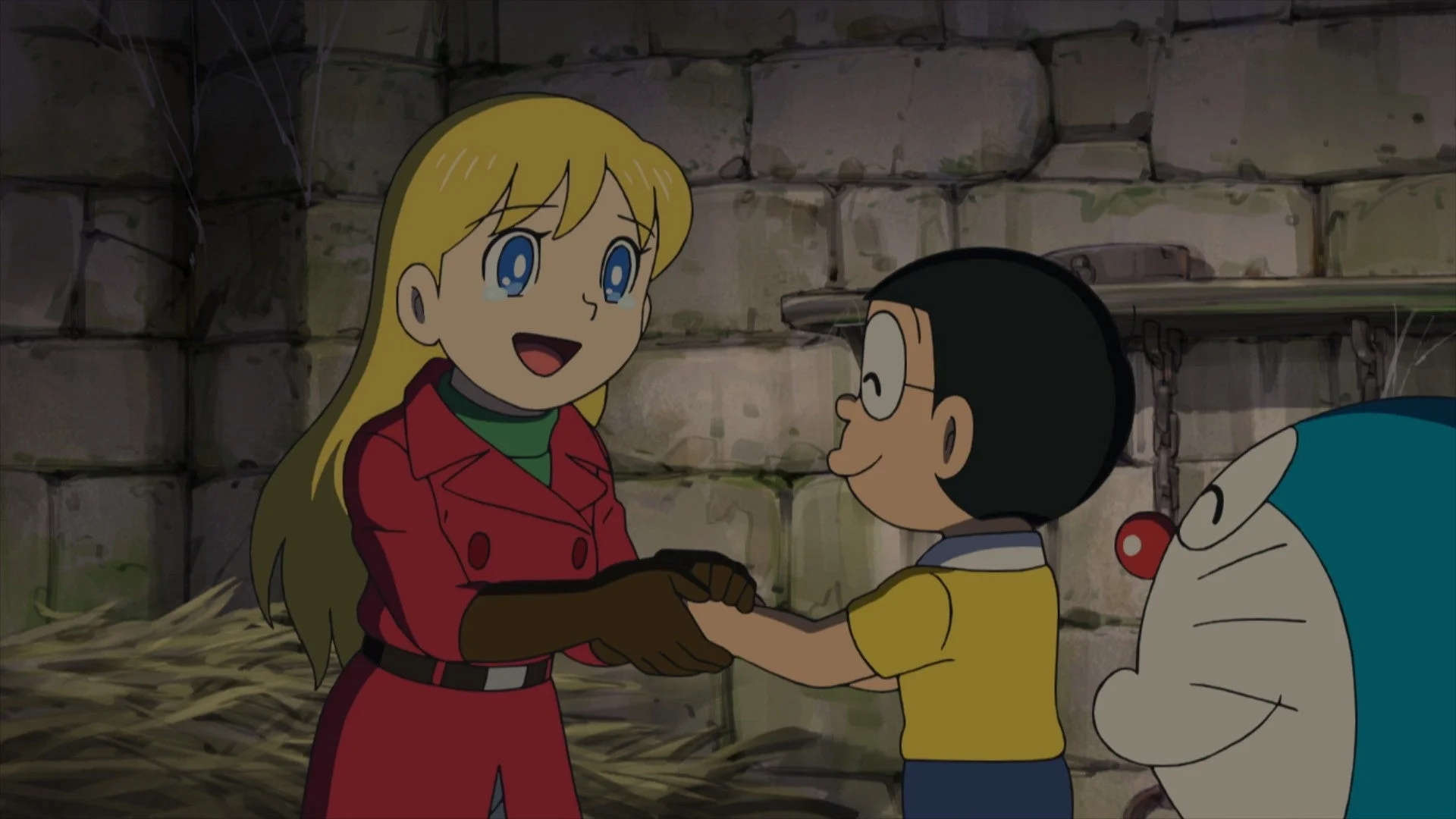 のび太と金髪の少女