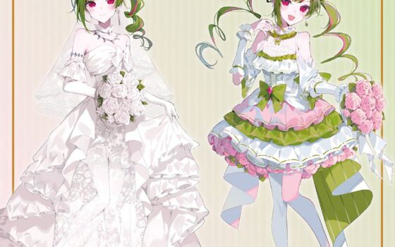 DELUTAYAが華やかなドレス姿に！“ウェディング”テーマの「eeoくじ」が発売中