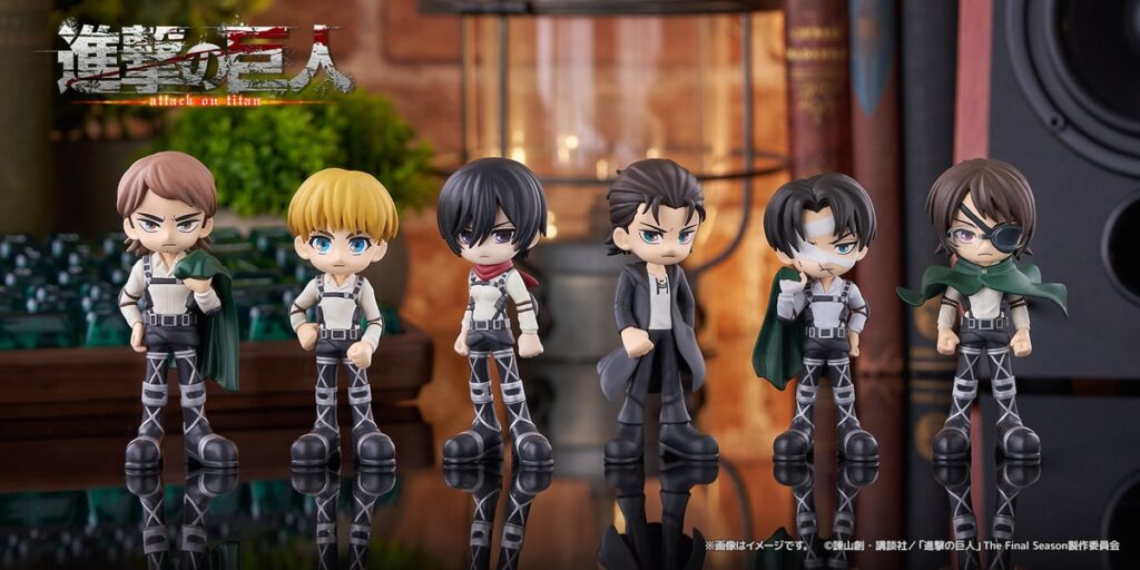 『進撃の巨人』The Final Seasonのエレンやリヴァイら6人が手のひらサイズに！「PalVerse」新商品が10月23日発売