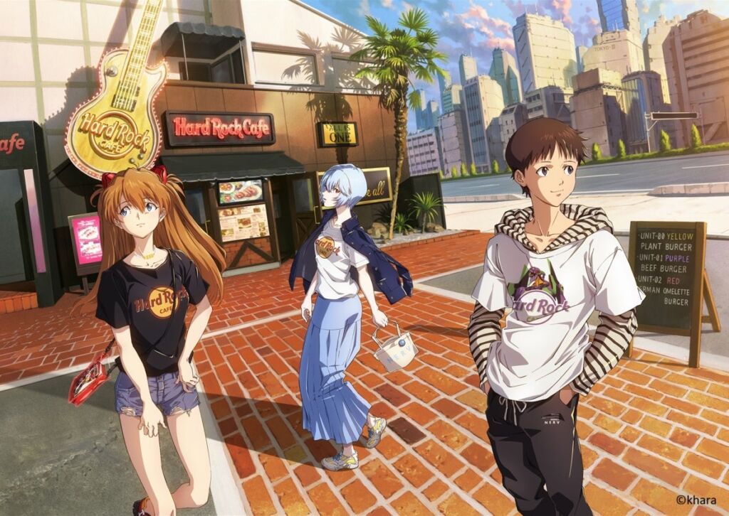 ハードロックカフェ×『エヴァンゲリオン』コラボ！初号機ロゴのグッズ6種が11月3日（火・祝）発売