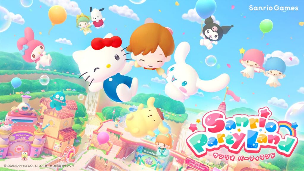 Sanrio Games第1作目「サンリオ パーティランド」が10月29日(木)発売！ 甚兵衛風衣装の配信、試遊イベント、SANRIO CAFEコラボも