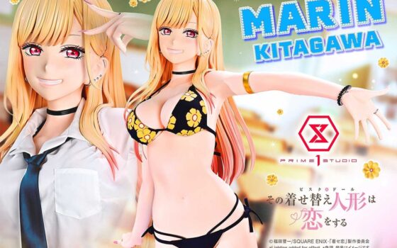 全高164cm！『その着せ替え人形は恋をする』喜多川海夢が等身大フィギュアに　制服から水着姿への着せ替えも